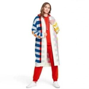 Lego X Target Brick Color Block
Knit Striped Long Cardigan
Sweater